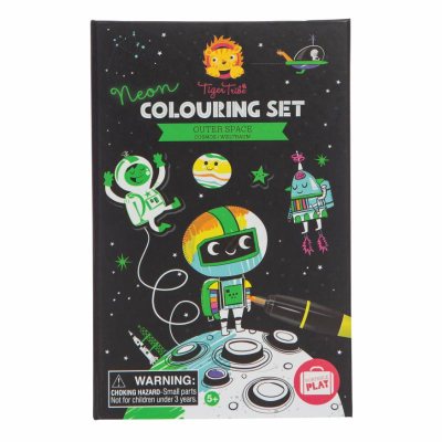 Neon Colouring - Outer Space