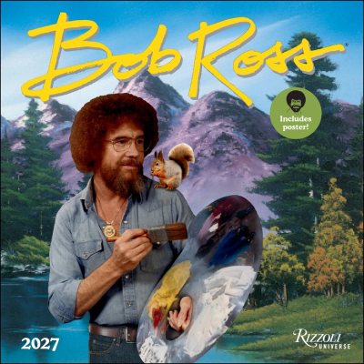 2027 Bob Ross Wall Calendar