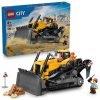 Yellow Bulldozer With Front Loader