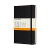 Notebook Ruled Medium Black Hardback