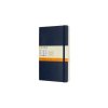 Sapphire Blue Ruled Soft Notebook Large