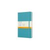 Reef Blue Ruled Hard Notebook Large
