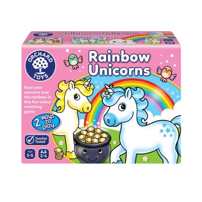 Rainbow And Unicorns Matching Game     