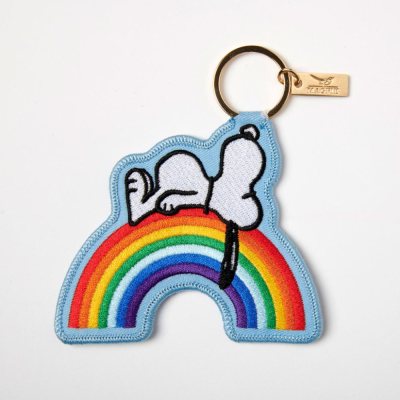 Peanuts Key Charm - Rainbow