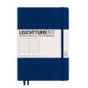 Navy Medium Dotted Notebook